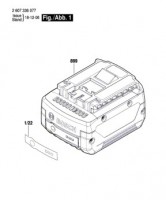 Bosch 2 607 336 078 GBA 14,4V Slide-In Accu Package Spare Parts